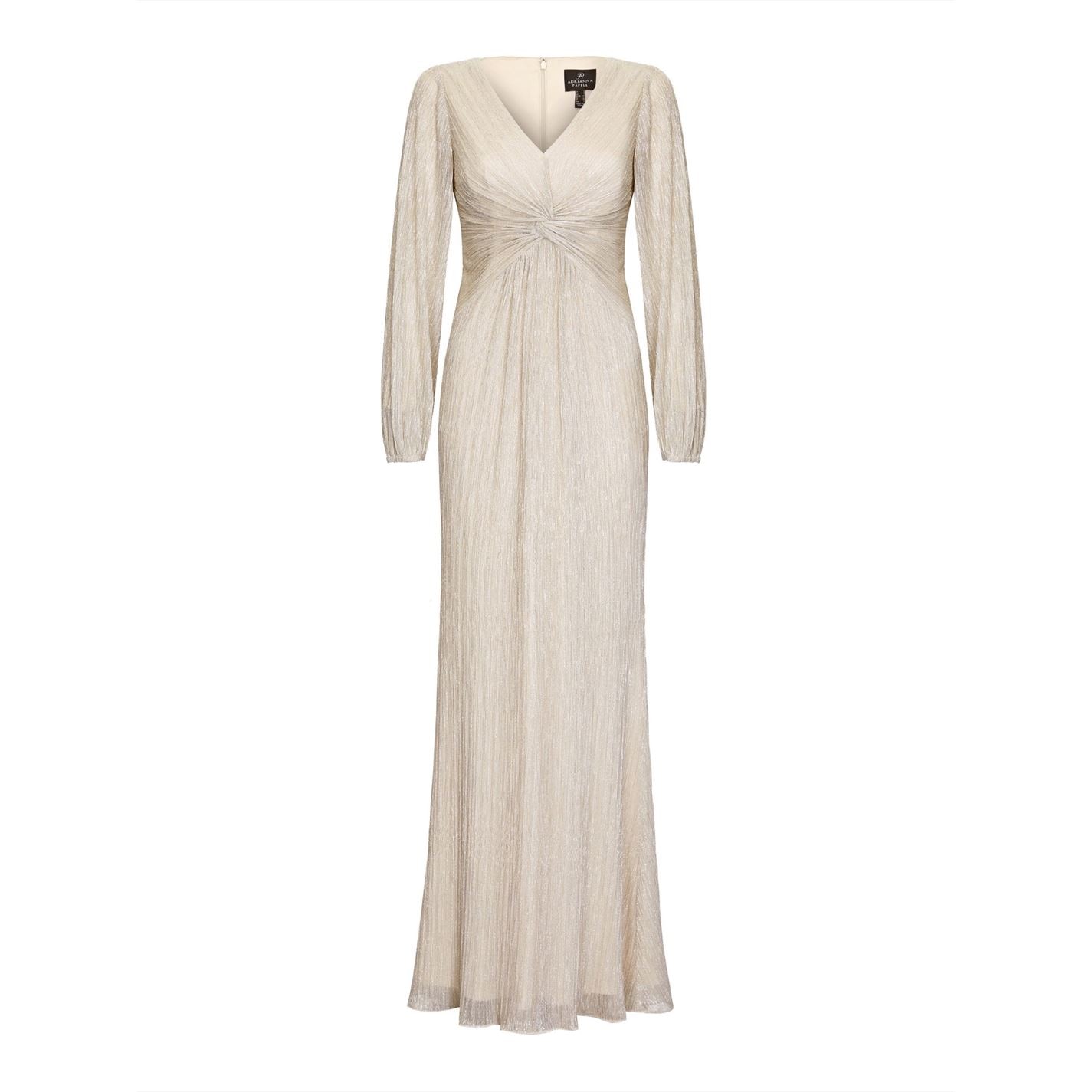Adrianna Papell Glitter Knit Gown