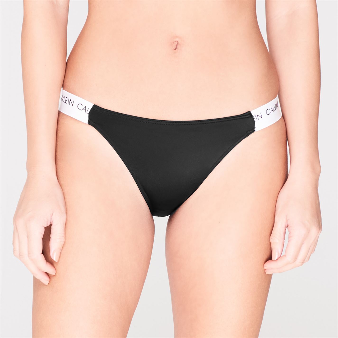 Calvin Klein Logo Cheek Bikini Bottoms