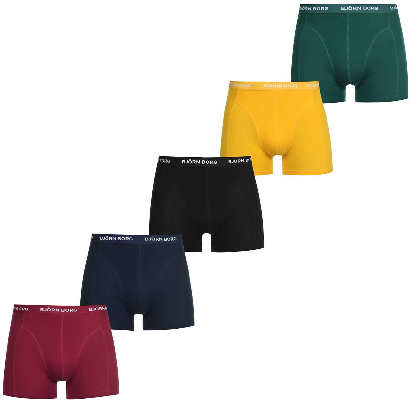 Bjorn Borg Borg Sammy 5 Pack Boxer Briefs Mens