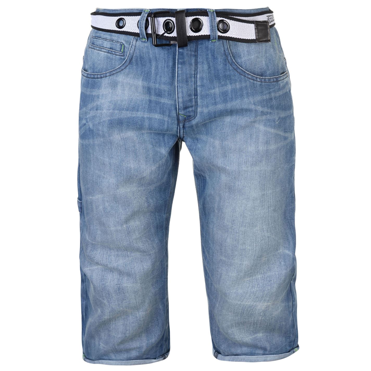 No Fear Belt Below The Knee Shorts Mens