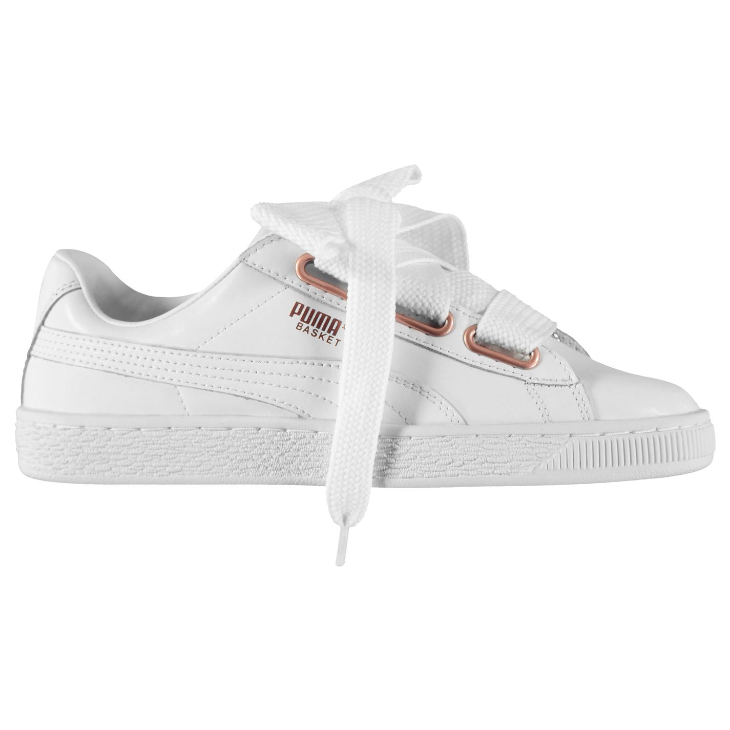 ladies puma basket trainers