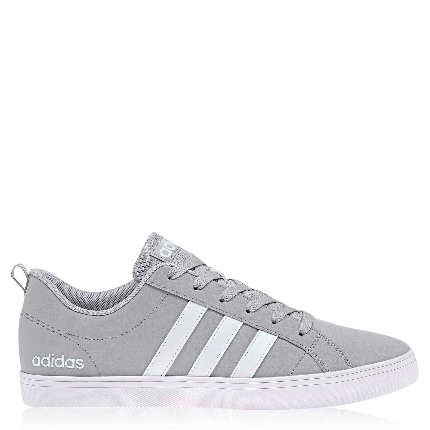adidas pace vs nubuck mens trainers grey