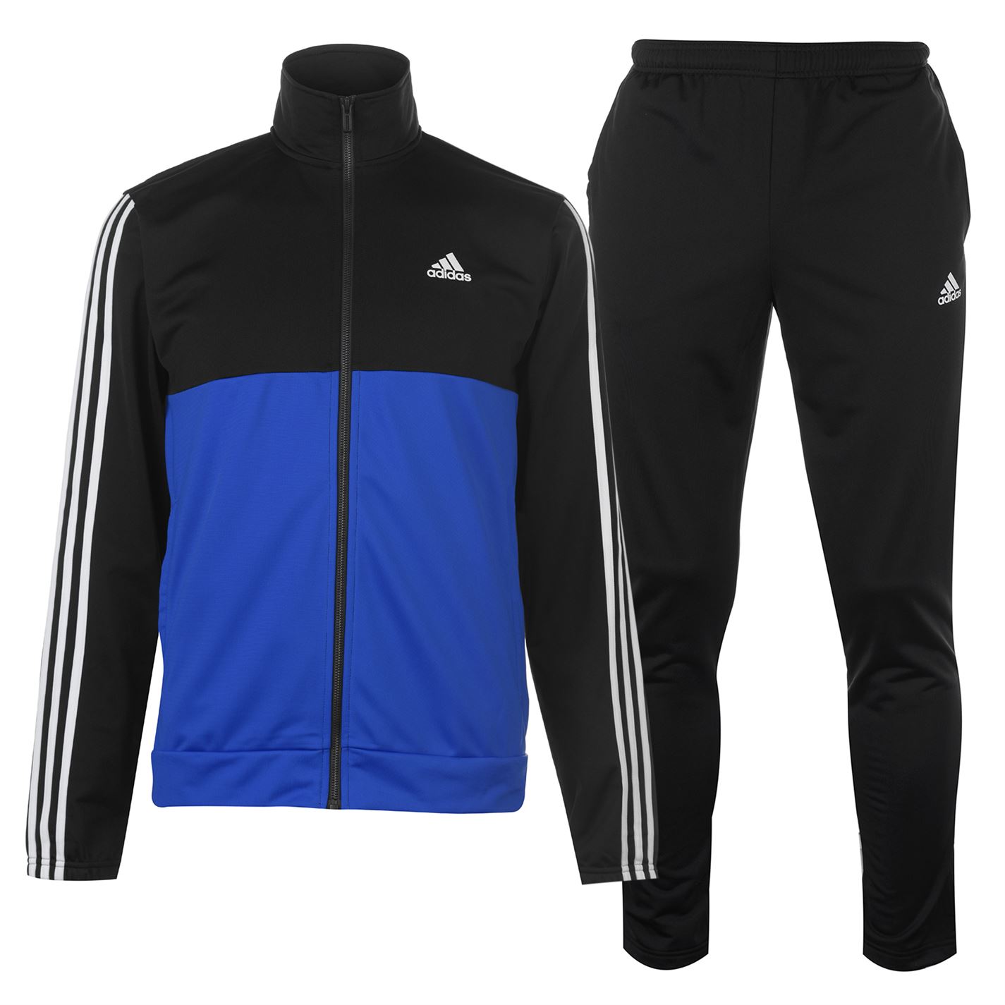 adidas basics polyester tracksuit mens