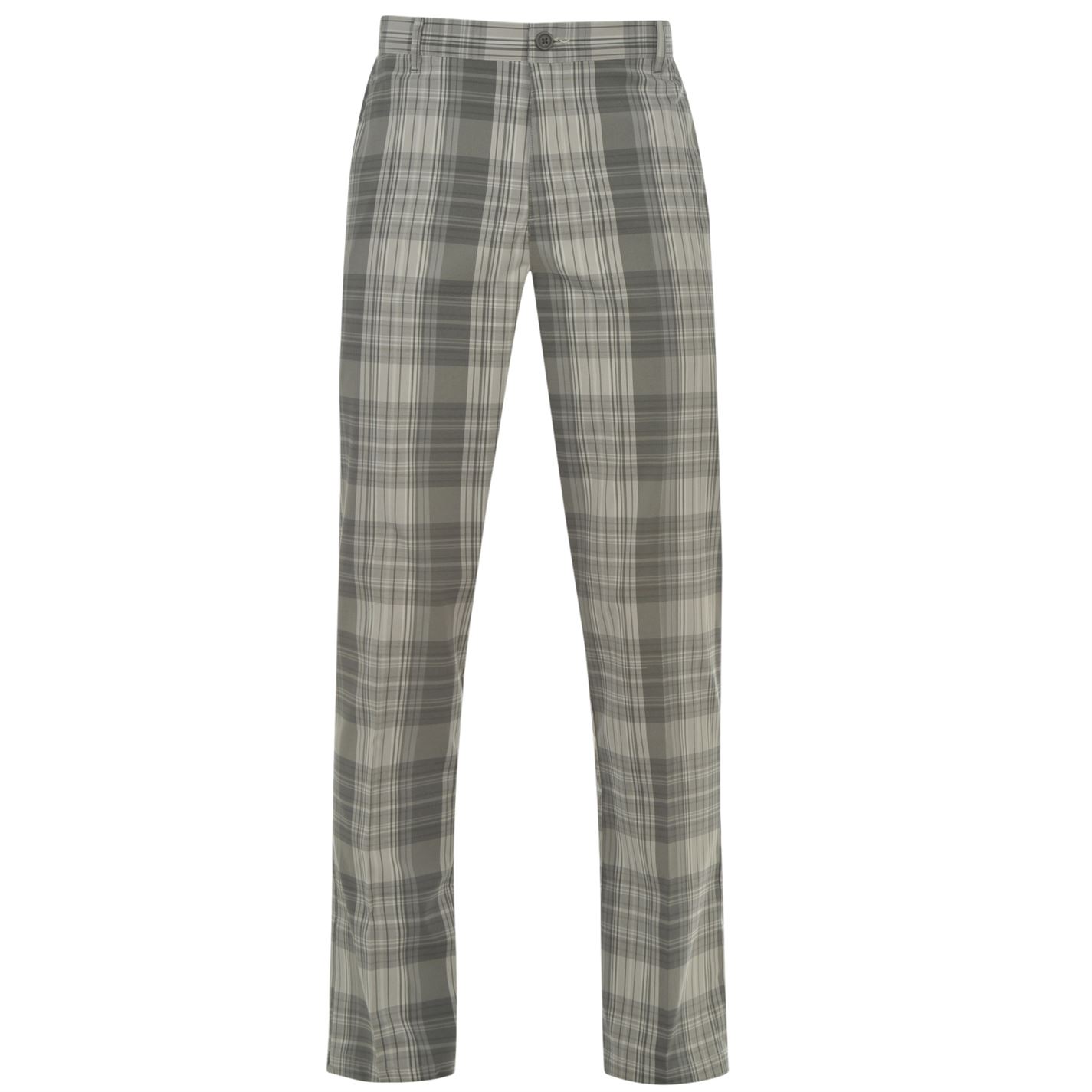 checked golf trousers