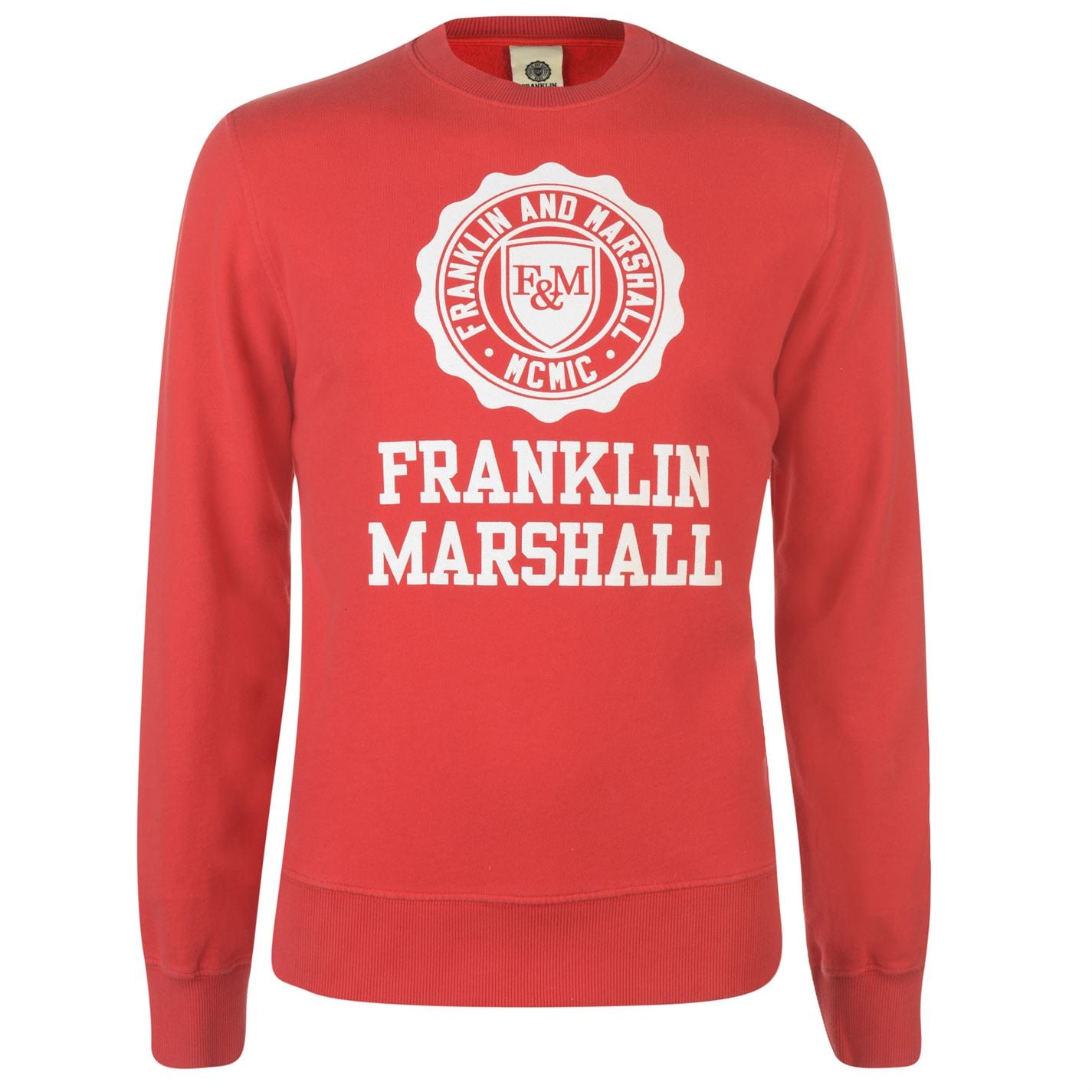 Levně Franklin and Marshall Stamp Logo Sweatshirt