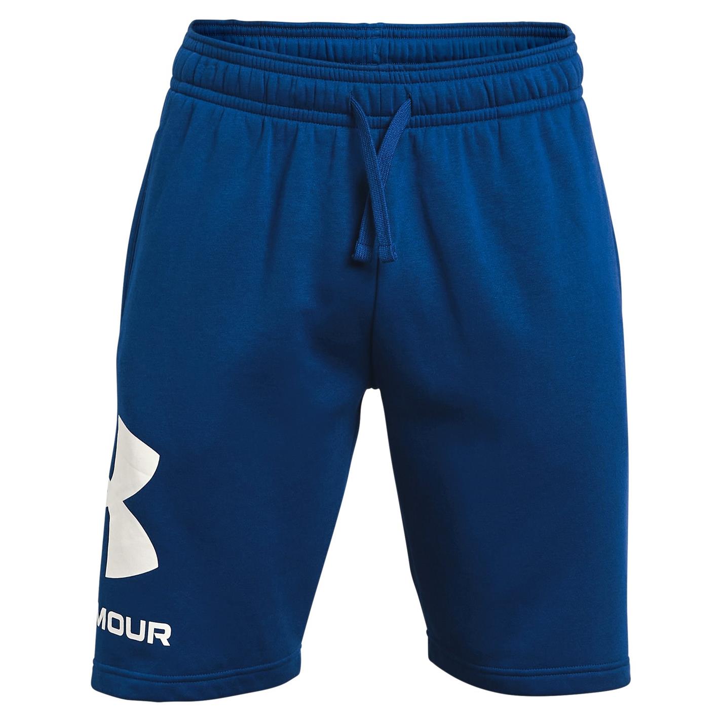 ua men's rival fleece logo shorts