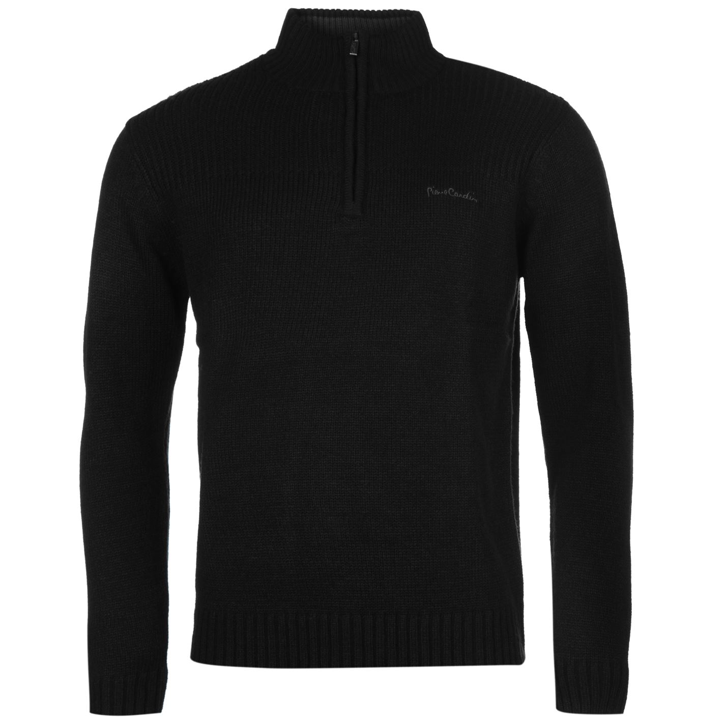 Pierre Cardin Quarter Zip Jumpers Mens