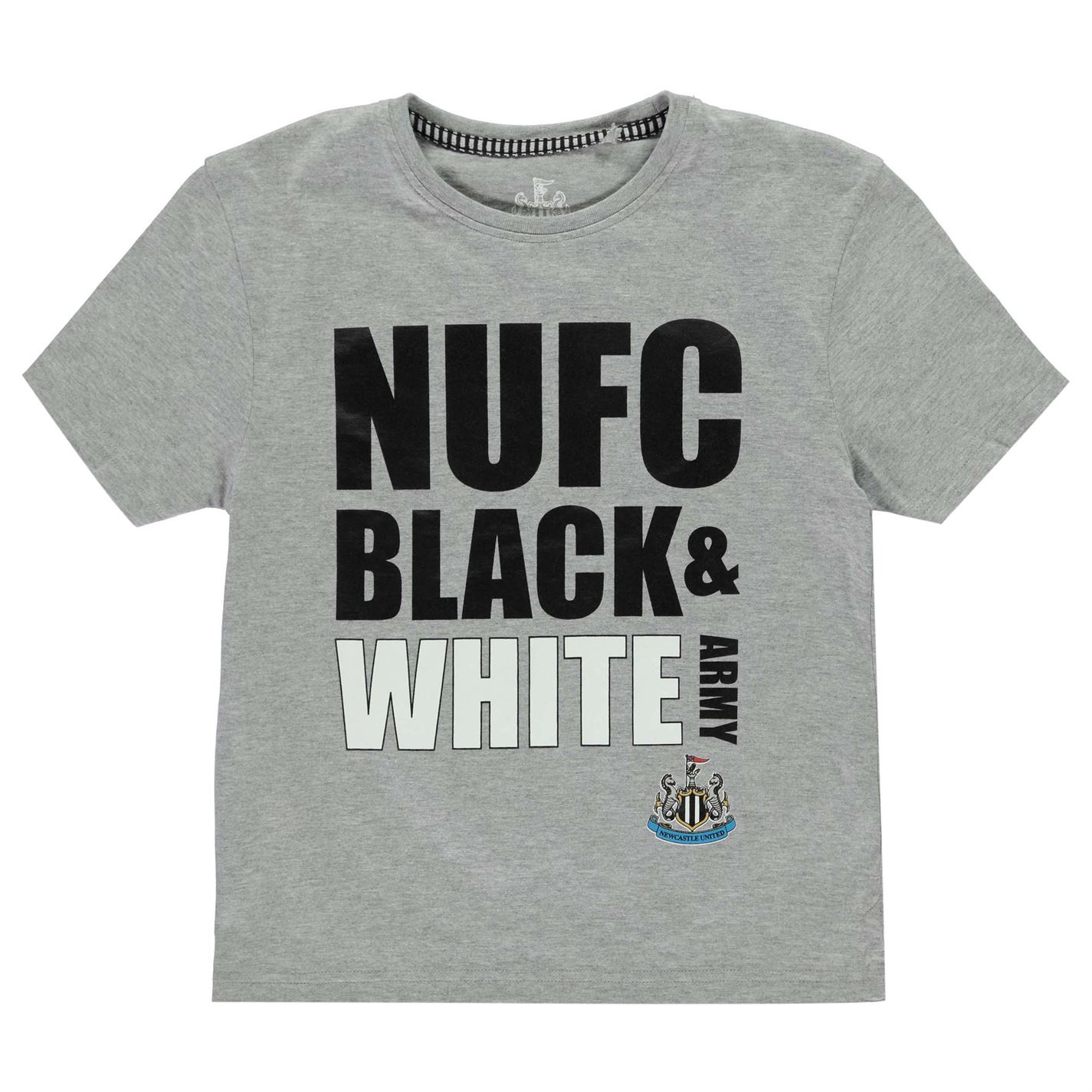 NUFC Army T Shirt Junior Boys