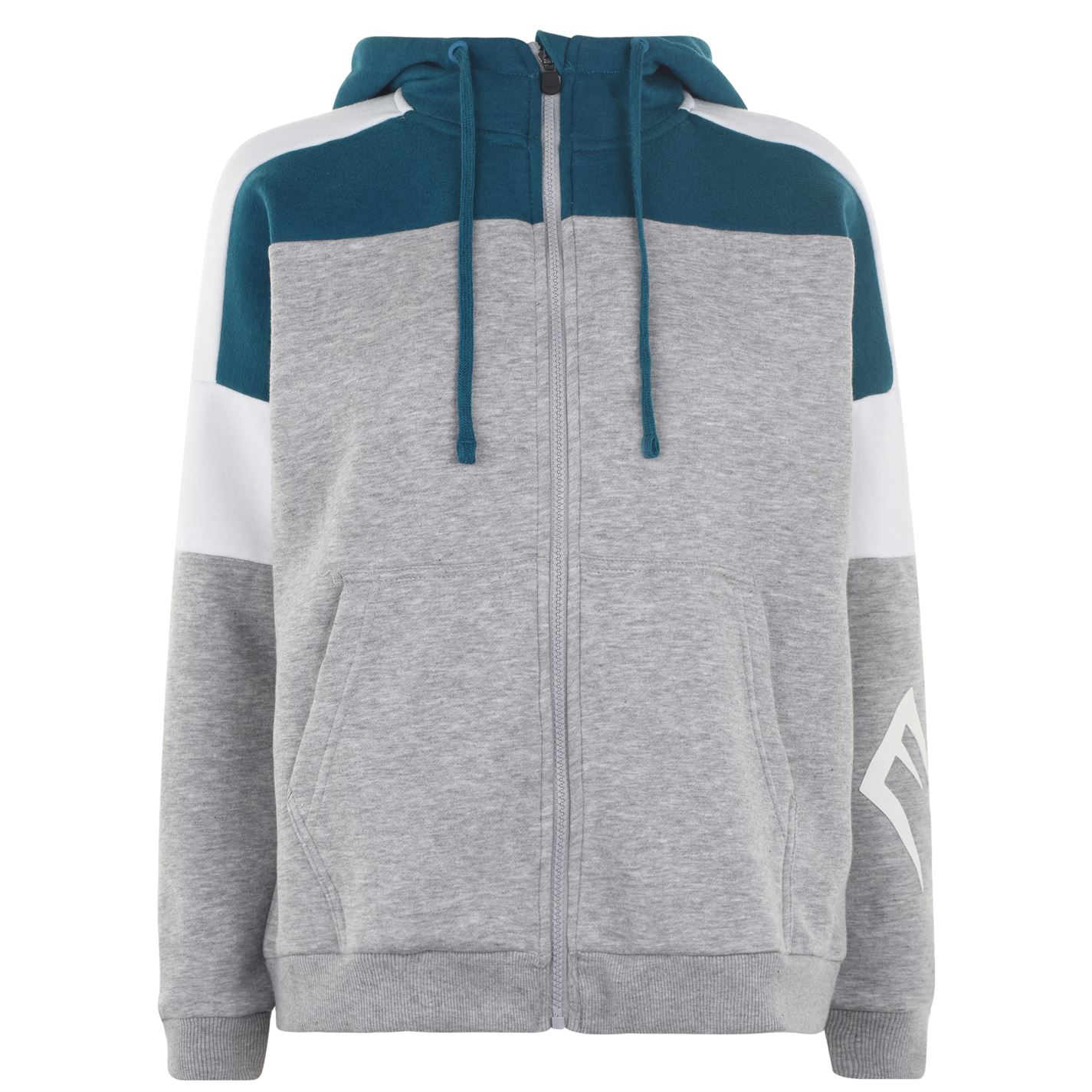 everlast long line zip hoodie ladies