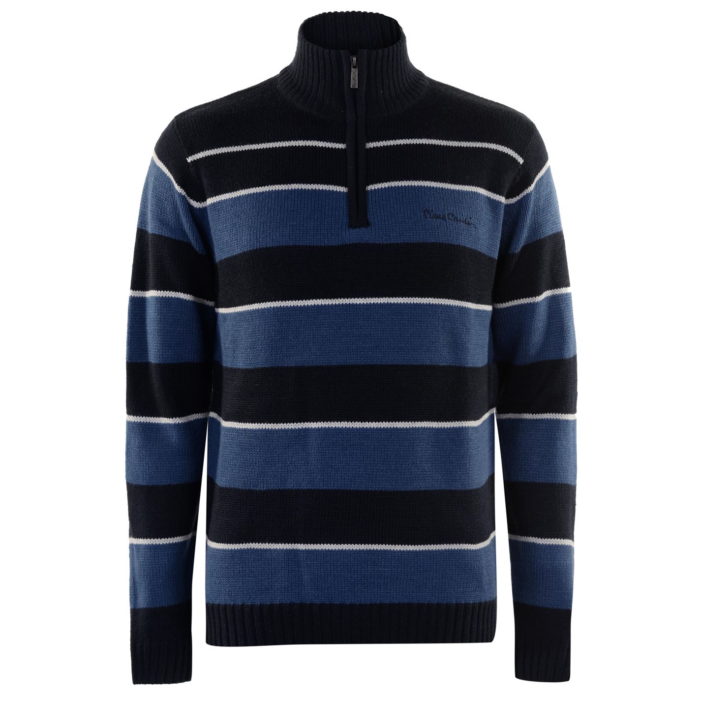 pierre cardin quarter zip fleece mens