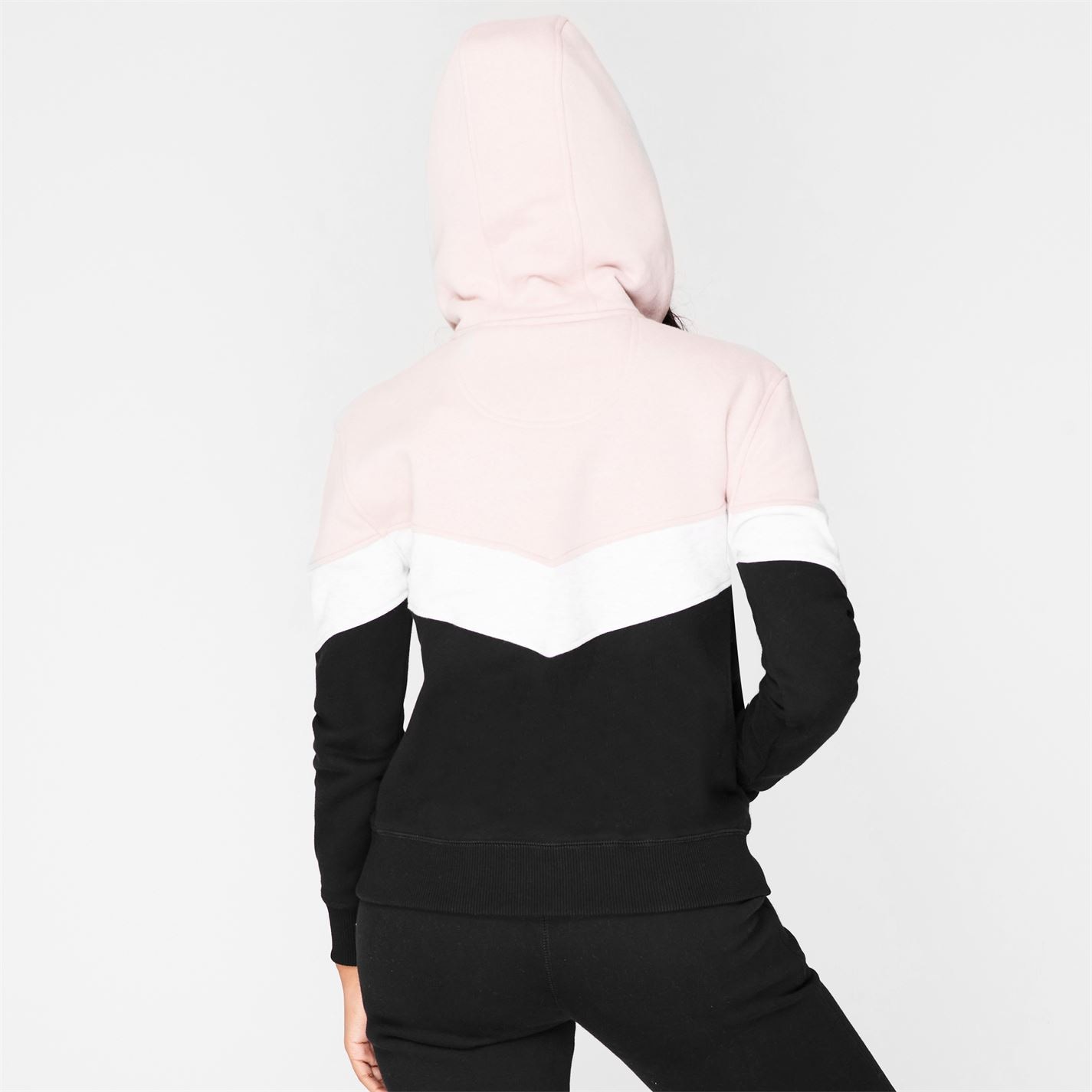 lee cooper cut and sew oth hoodie ladies
