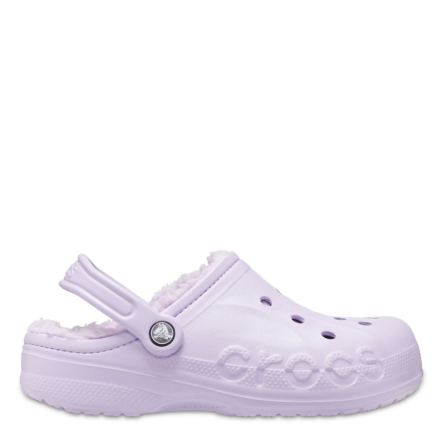 baya lined crocs lavender