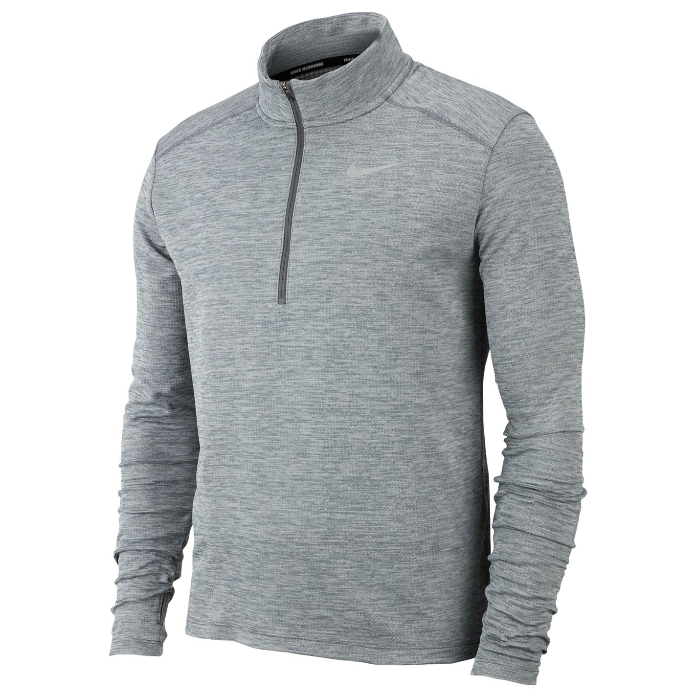 half zip core long sleeve running top mens