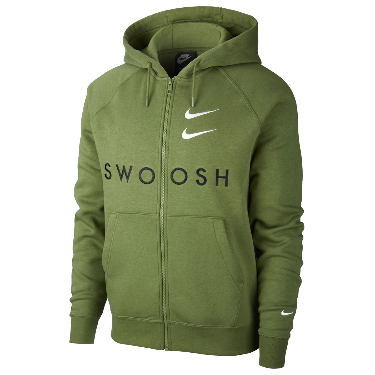 nike swoosh full zip hoodie
