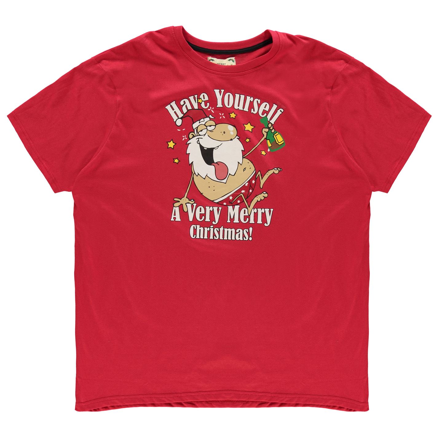 D555 Christmas Very Merry T Shirt Mens