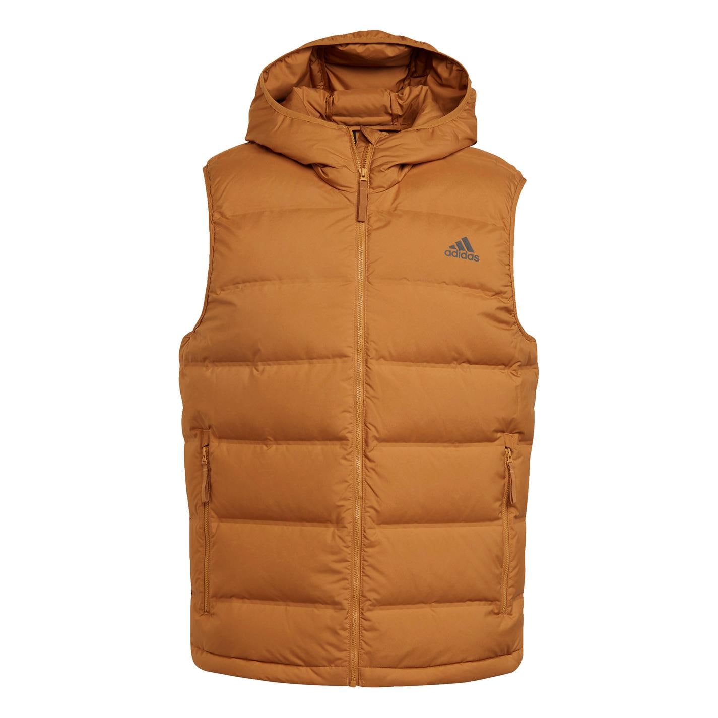 helionic hooded down vest