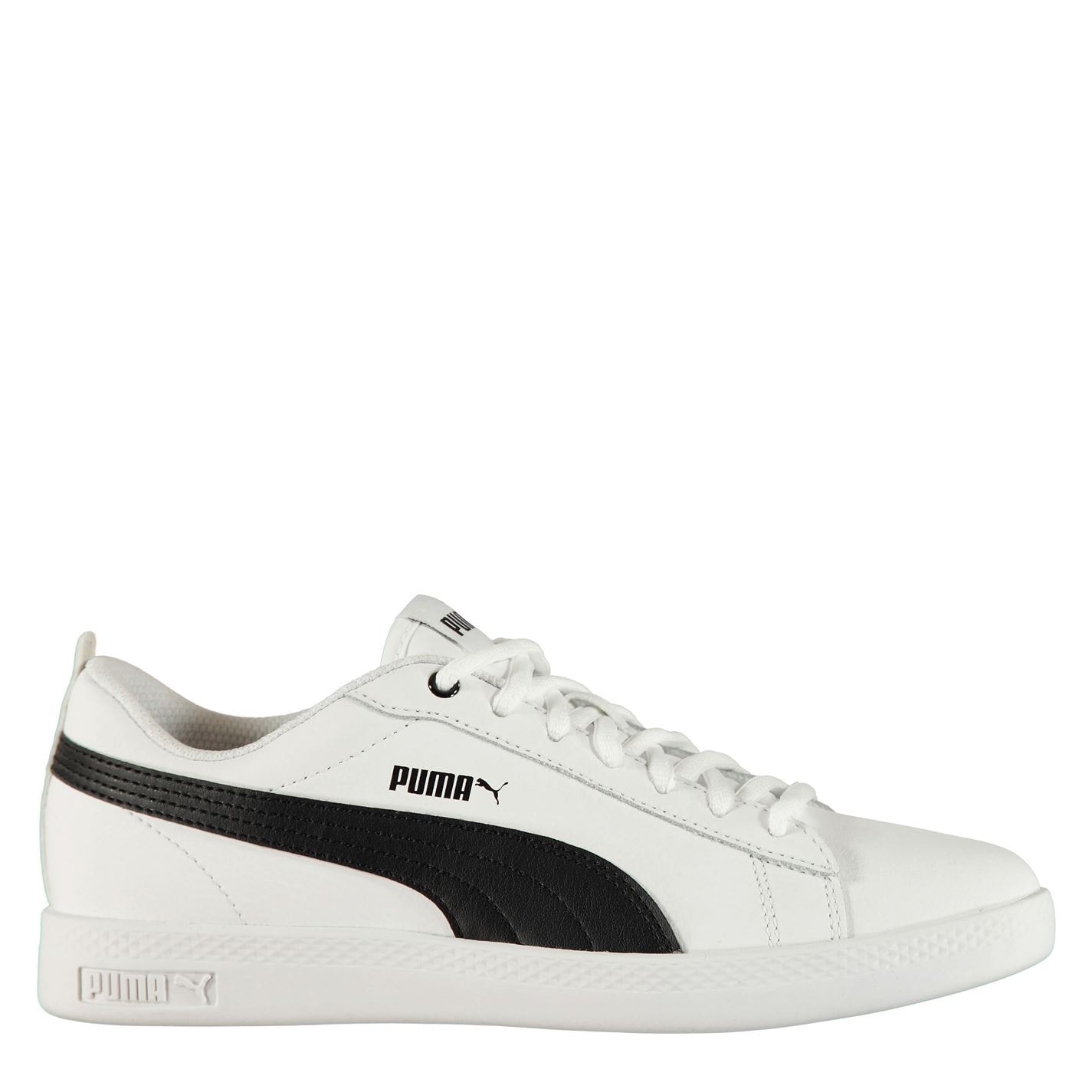 puma smash leather trainers ladies