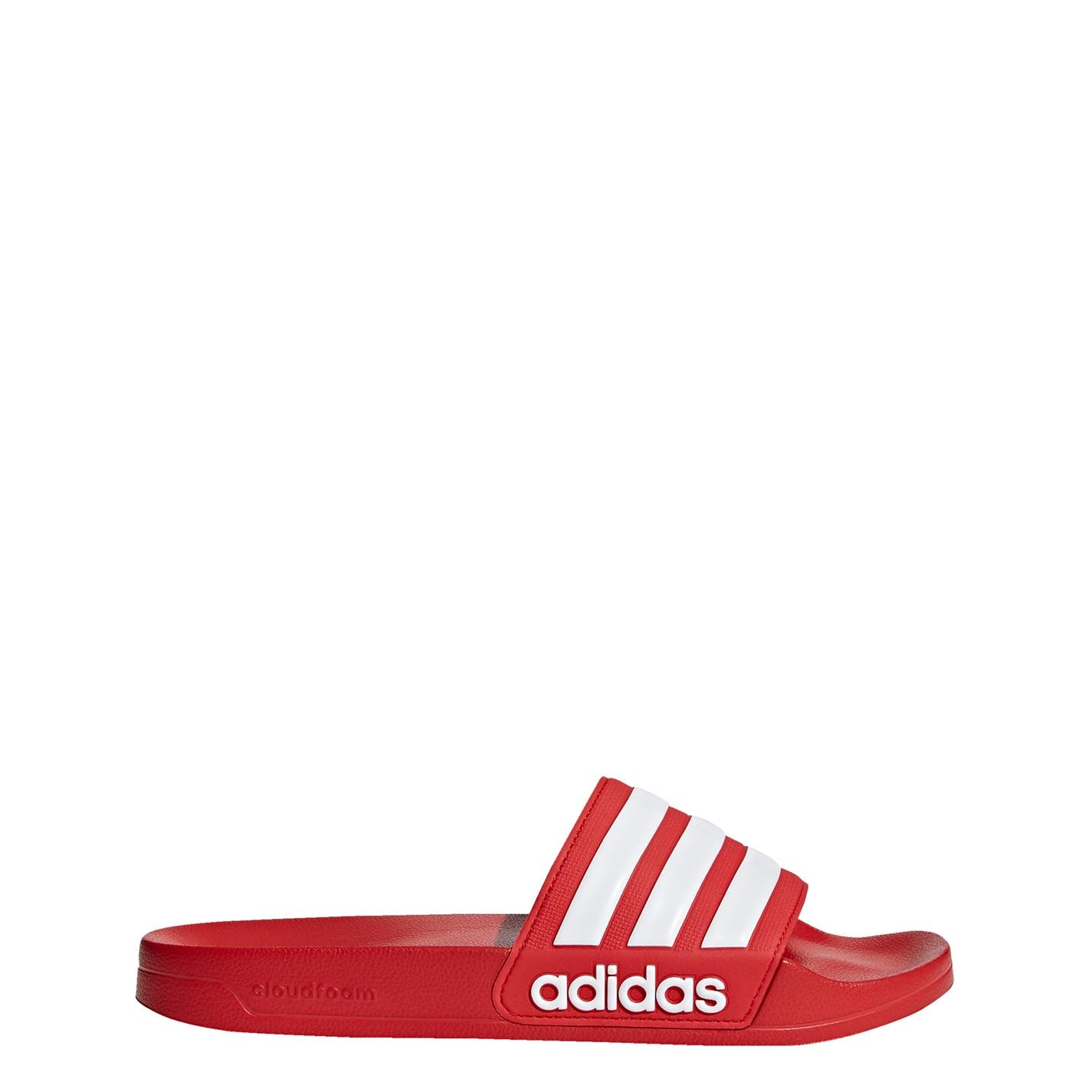 adilette cloudfoam slides black