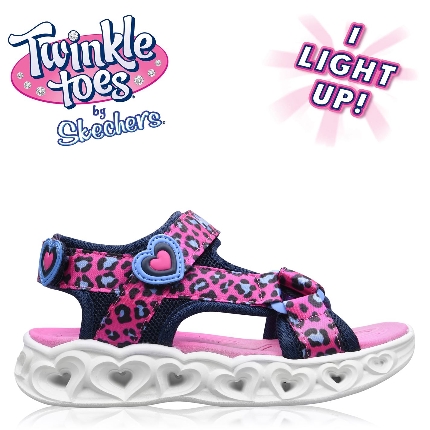 skechers twinkle toes light up flip flops