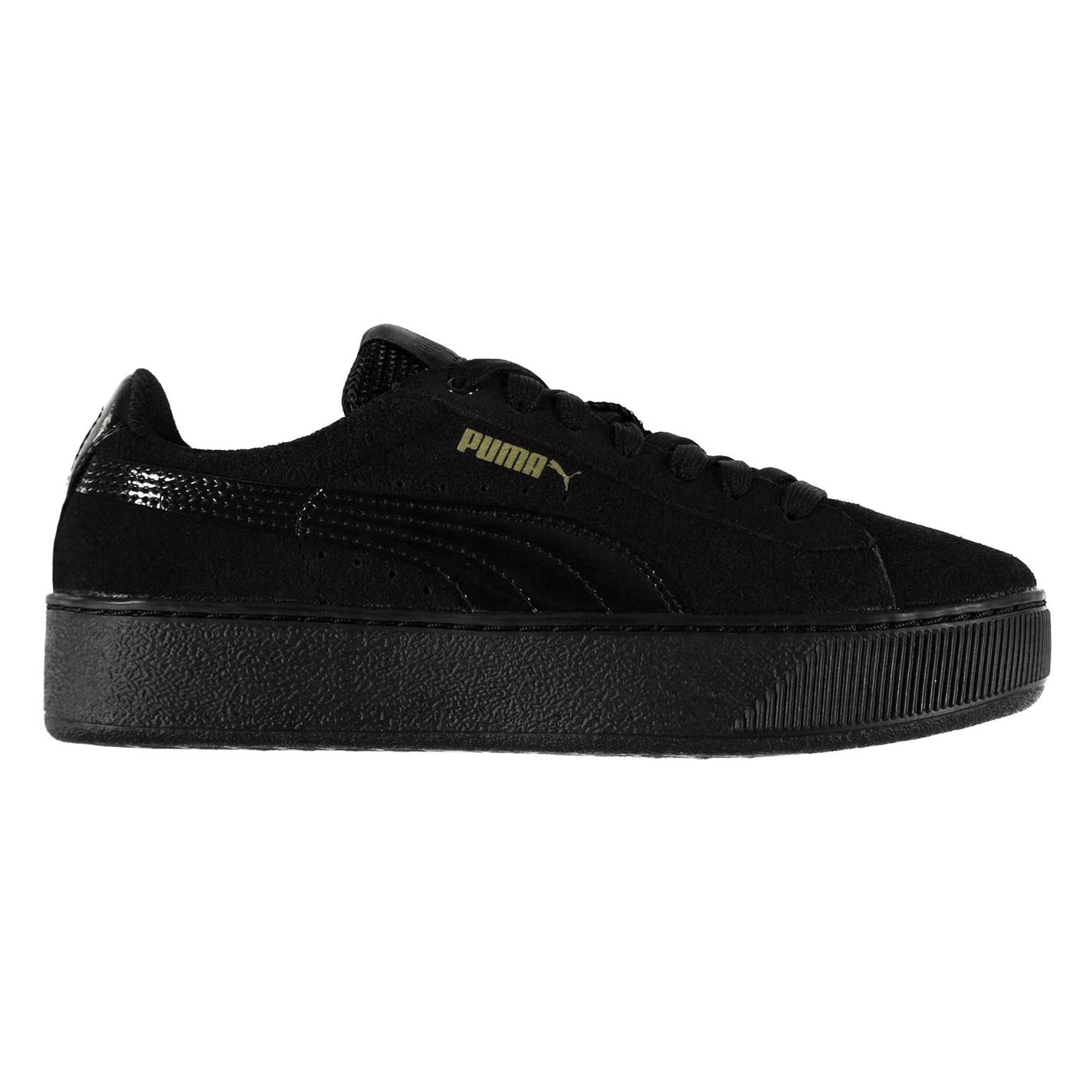 puma vikky ladies trainers black