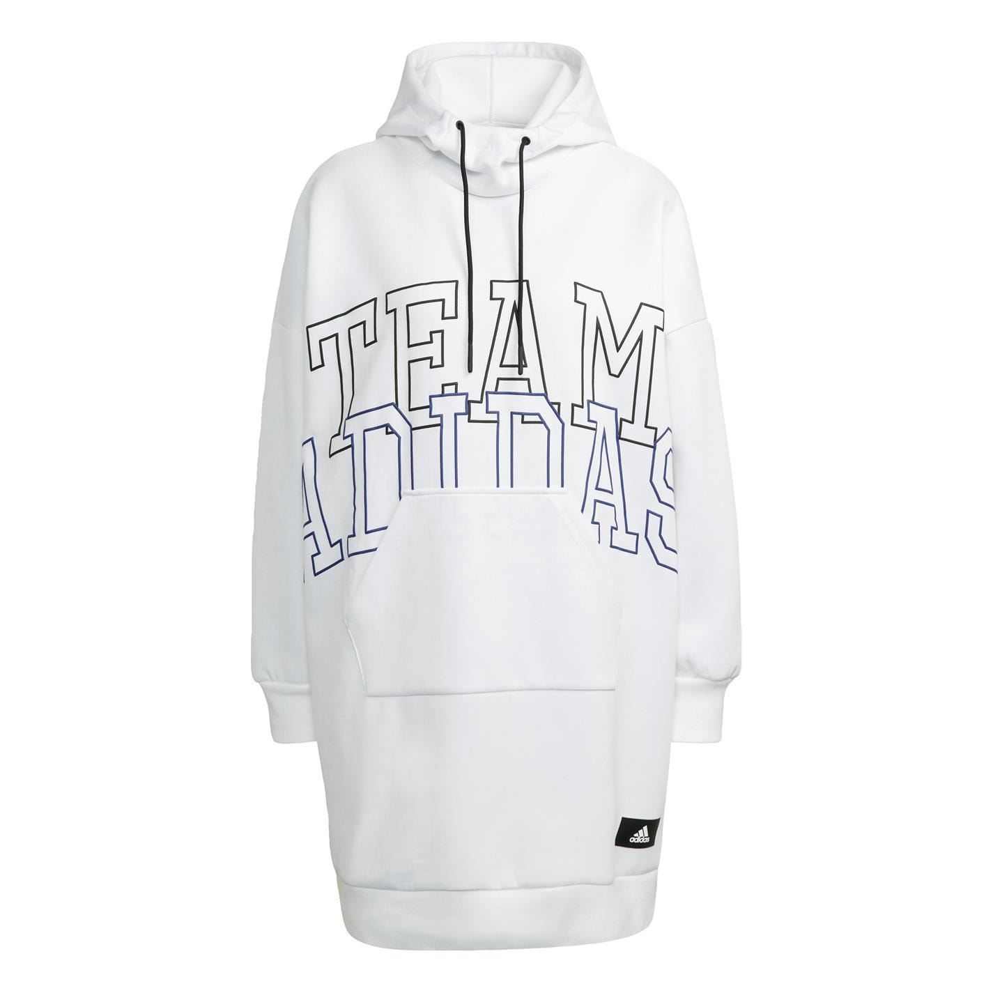 adidas sportswear oversize fleece hoodie