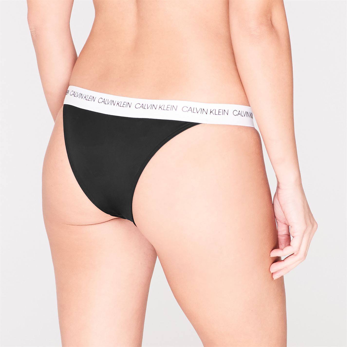 Calvin Klein Logo Cheek Bikini Bottoms