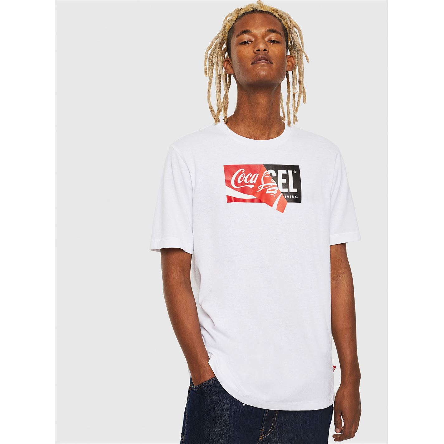 diesel peel logo t shirt