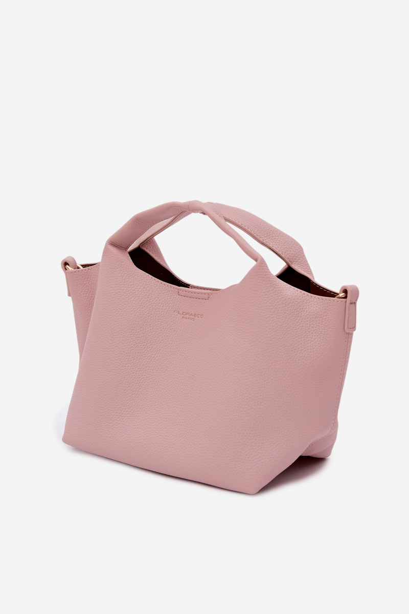 Flora&Co Ružová kabelka z koženky