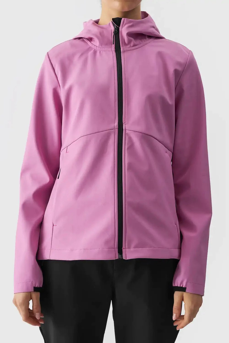 Dámska Bunda 4F Softshell Membrána 5000 4F Ružová 4FWAW24TSO