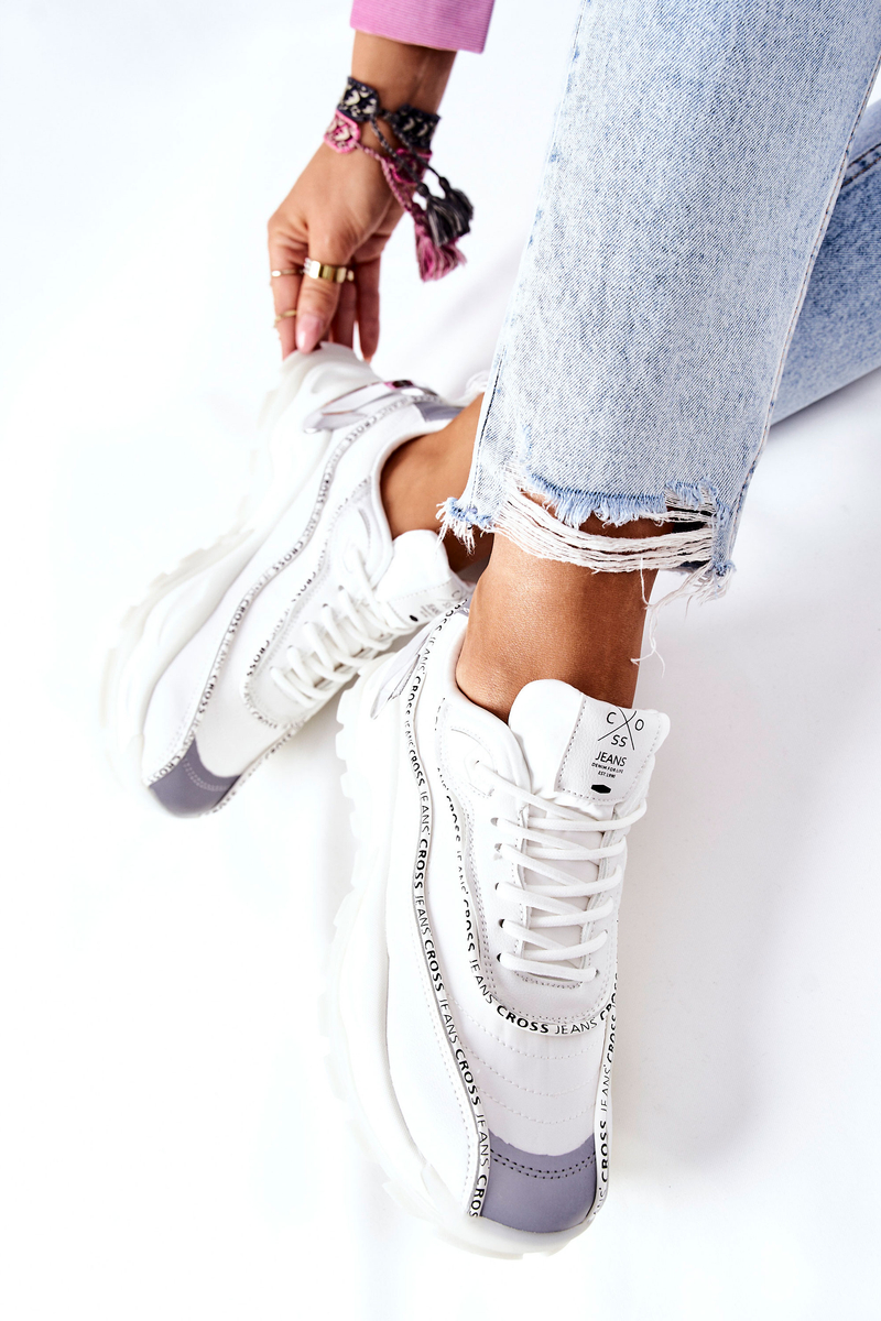 Women's sports shoes Cross Jeans II2R4017C white