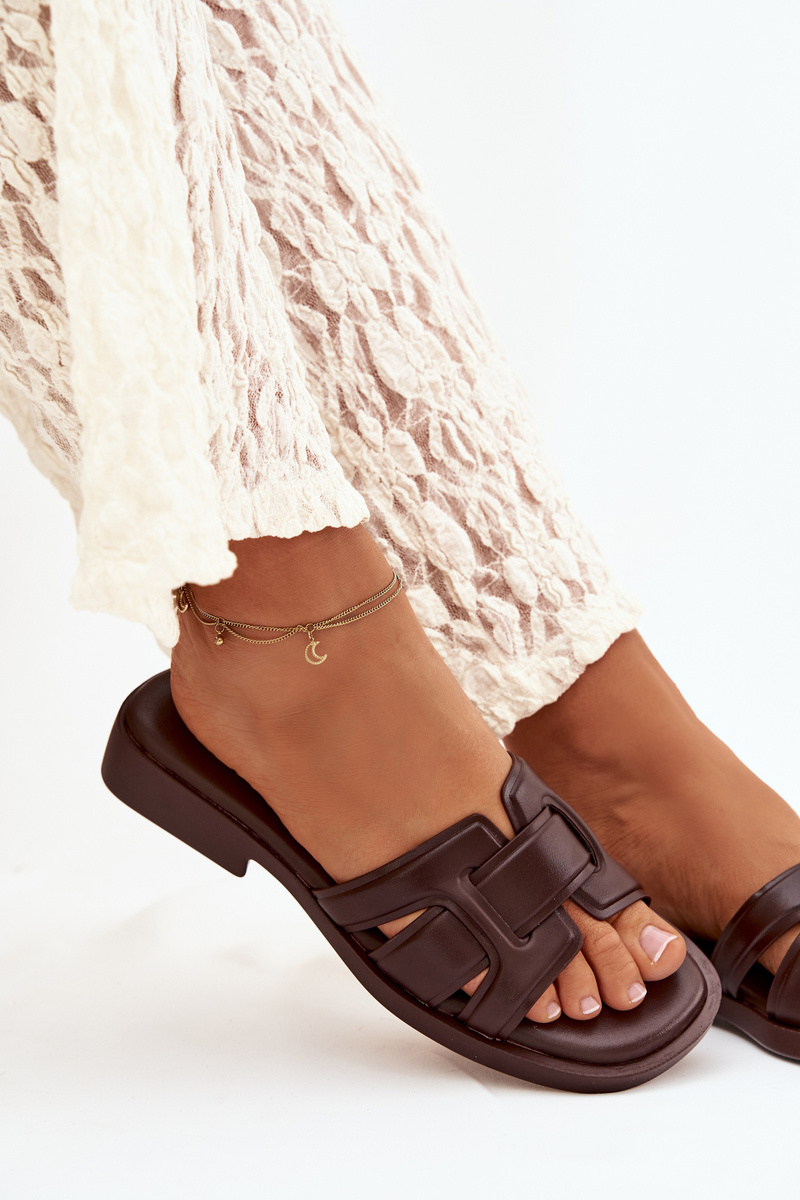 Dámske šľapky Boto Lorania Chocolate