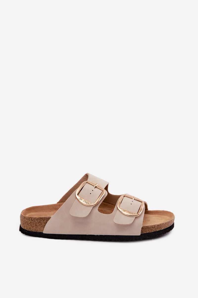 Dámske šľapky s korkovou podrážkou Lee Cooper