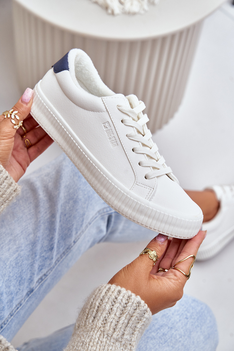 Insulated women's sneakers Big Star white