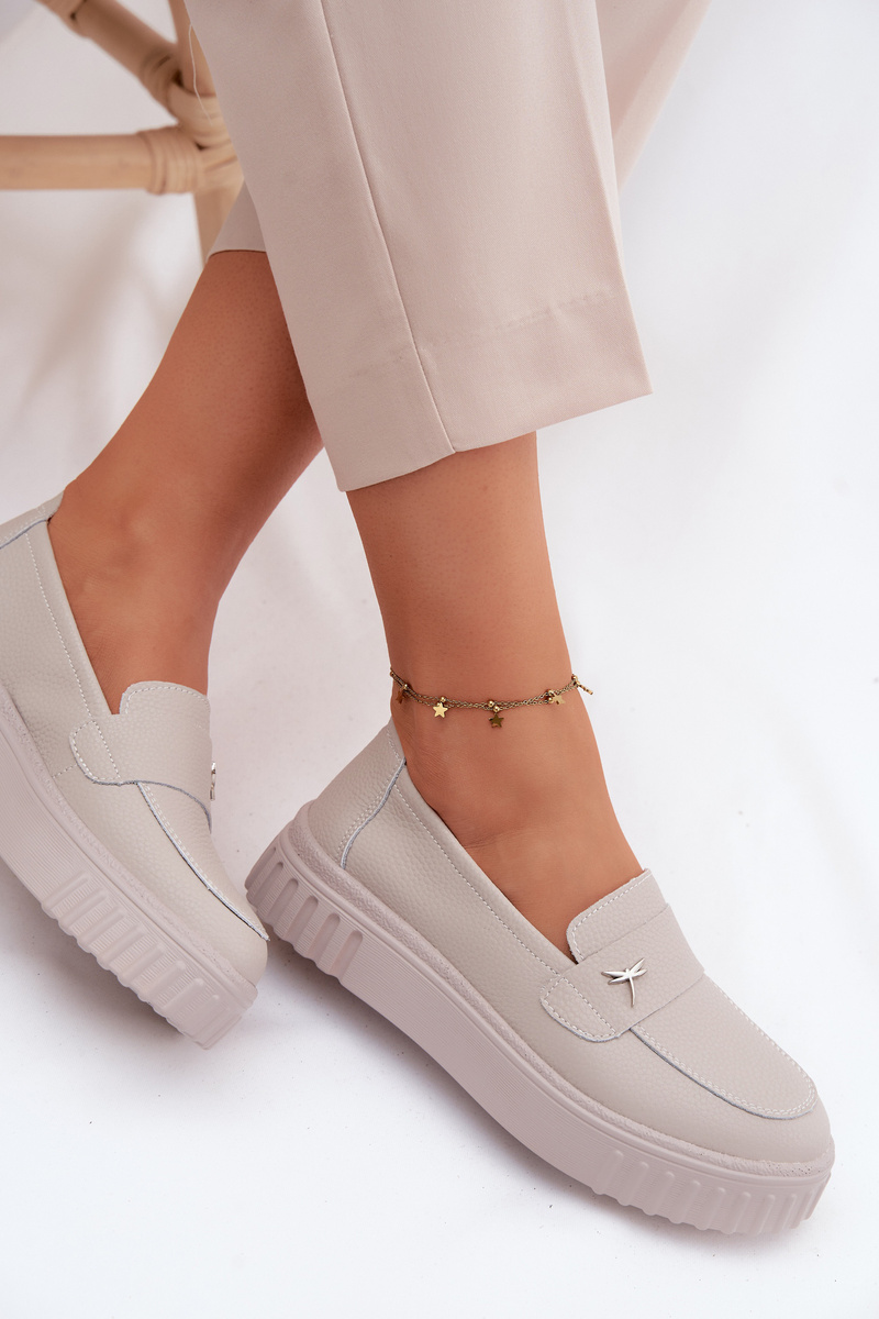 Kožené dámske loafers Vinceza