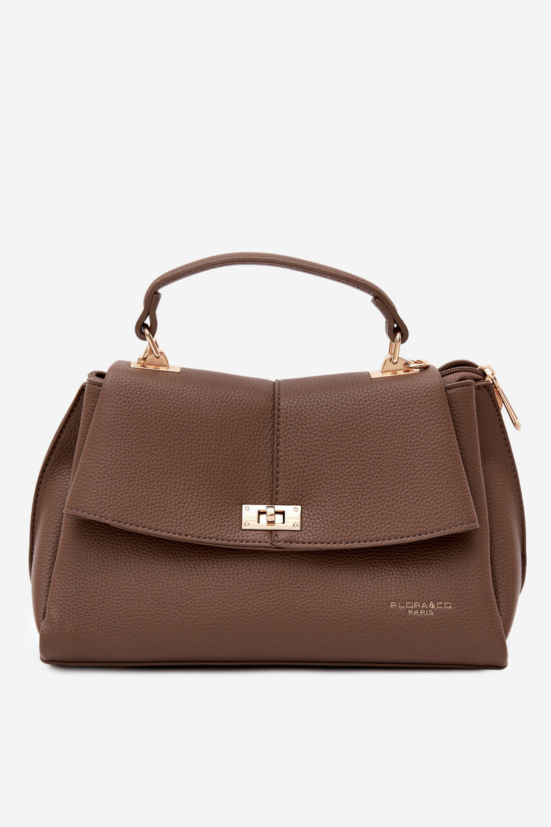 Flora&Co Dámska taška z ekokože taupe Sybella
