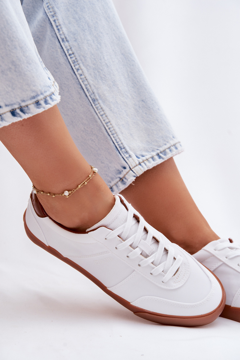 Дамски маратонки Big Star с пачуърк шарка