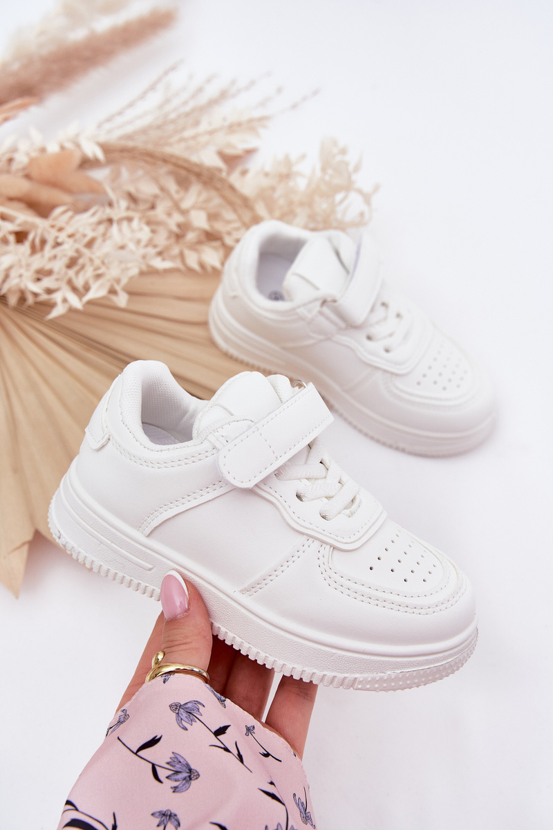 Boto Children's Sports Shoes Made Of Eco Leather White Liora