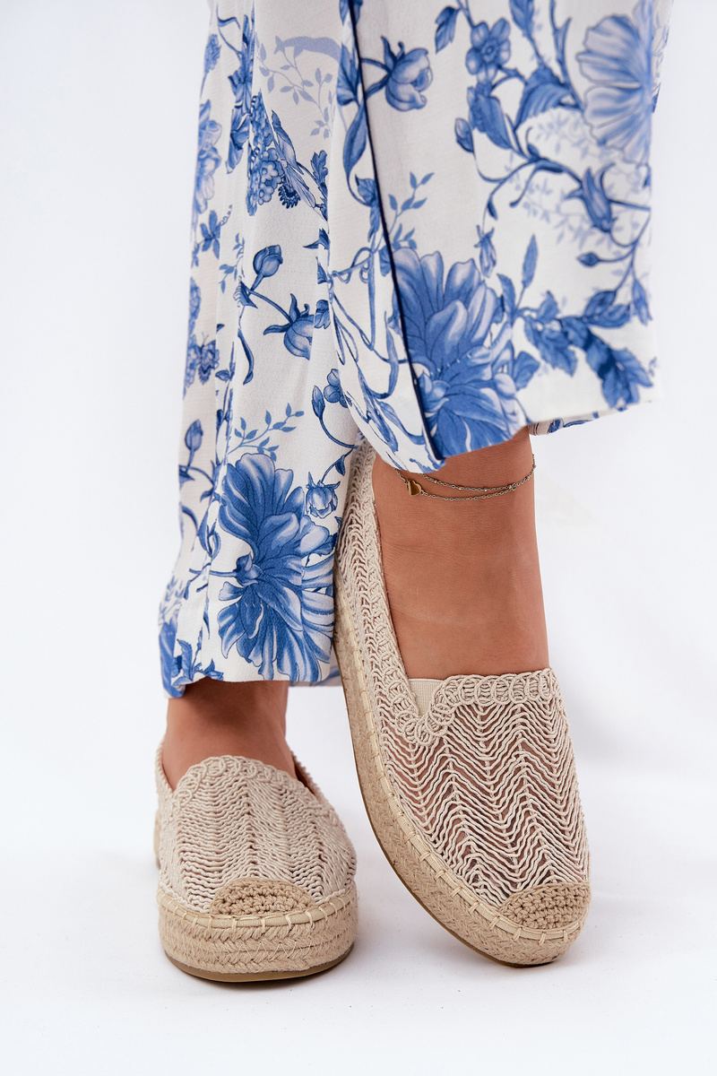 Dámske Espadrilky na Platforme Béžové Vinceza 17392
