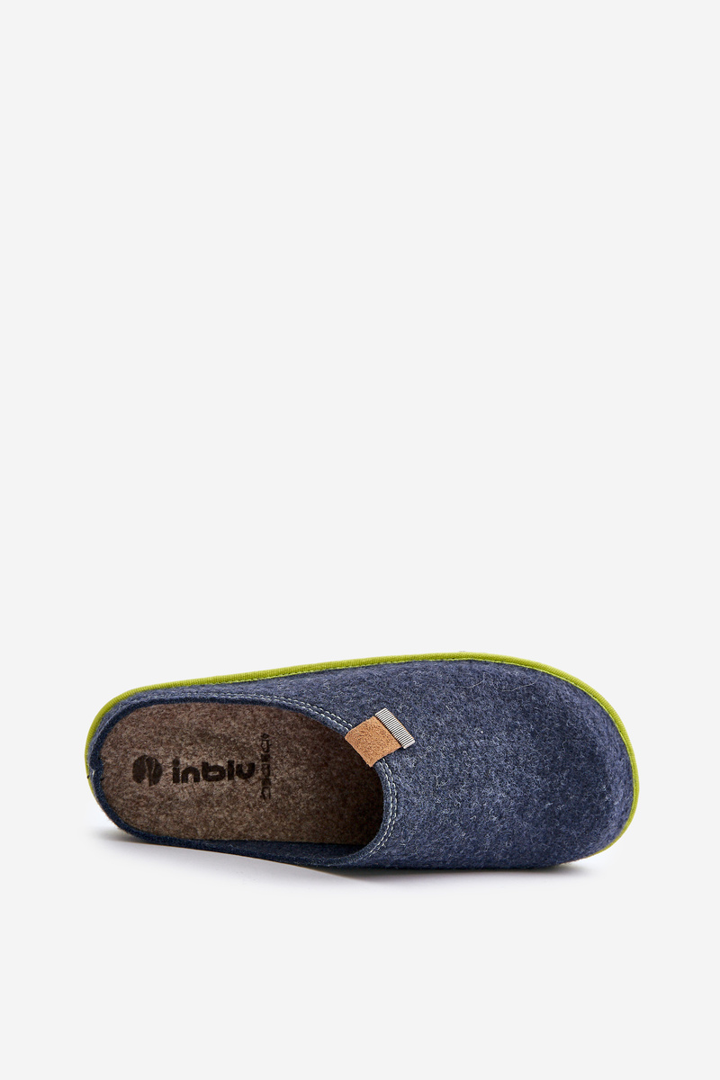 Men&#039;s Inblu home slippers navy blue