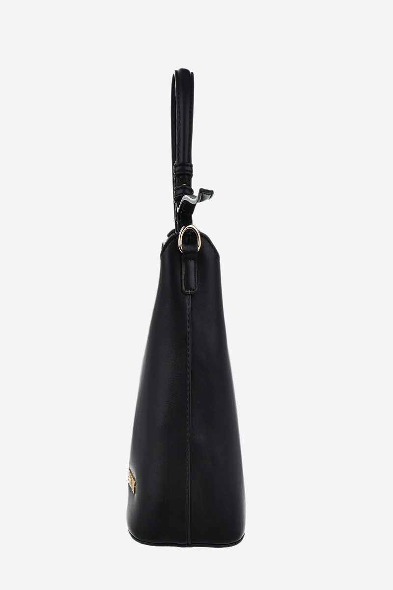 Women&#039;s small handbag made of eco leather Big Star black