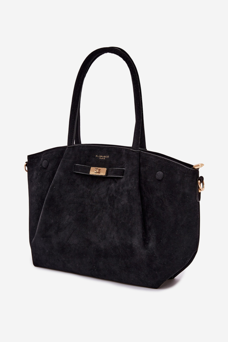 Flora&Co Nellia čierna shopper kabelka