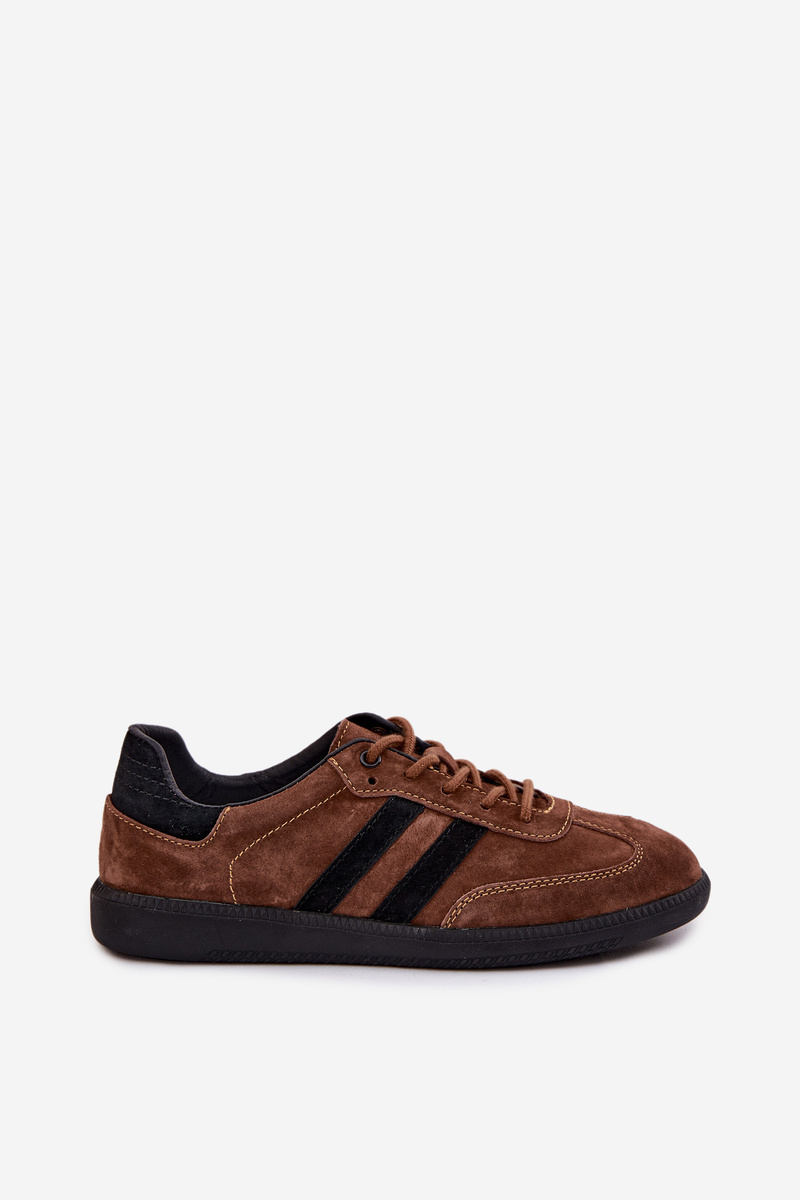 Dámske tenisky Boto Leather Suede hnedé