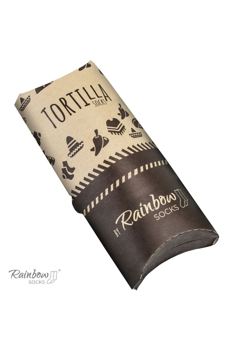 ZOOKSY/RAINBOW SOCKS Duhové ponožky Tortilla Wrap 2 páry