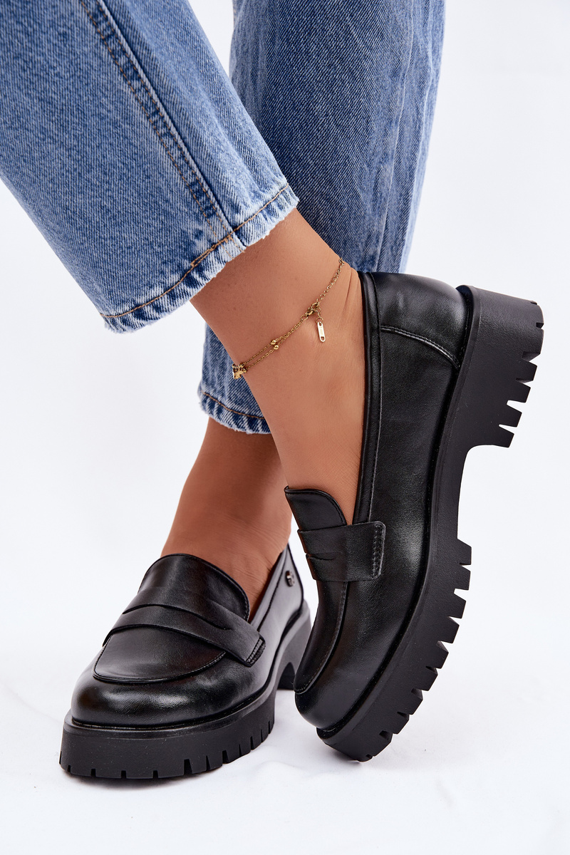 Дамски кожени мокасини Vinceza