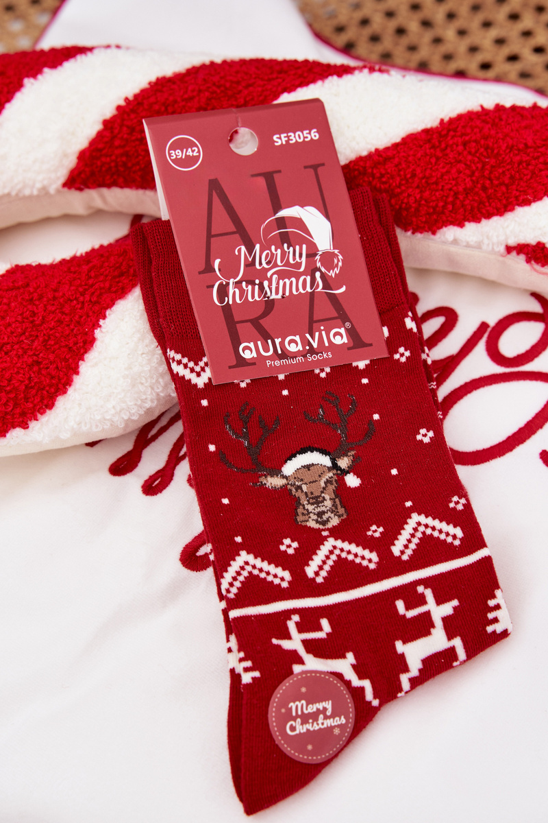 Vianočné ponožky Aura.via s motívom soba