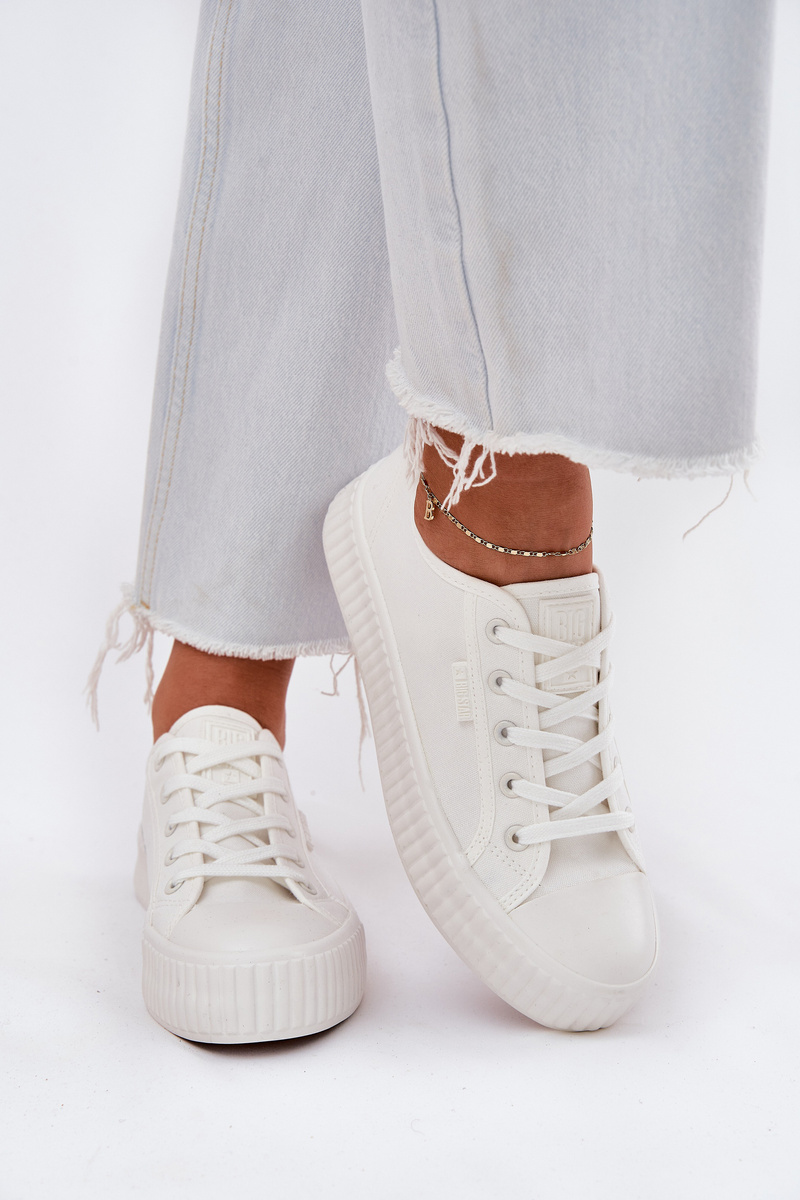BIG STAR SHOES Dámske Textilné Tenisky Na Platforme Big Star