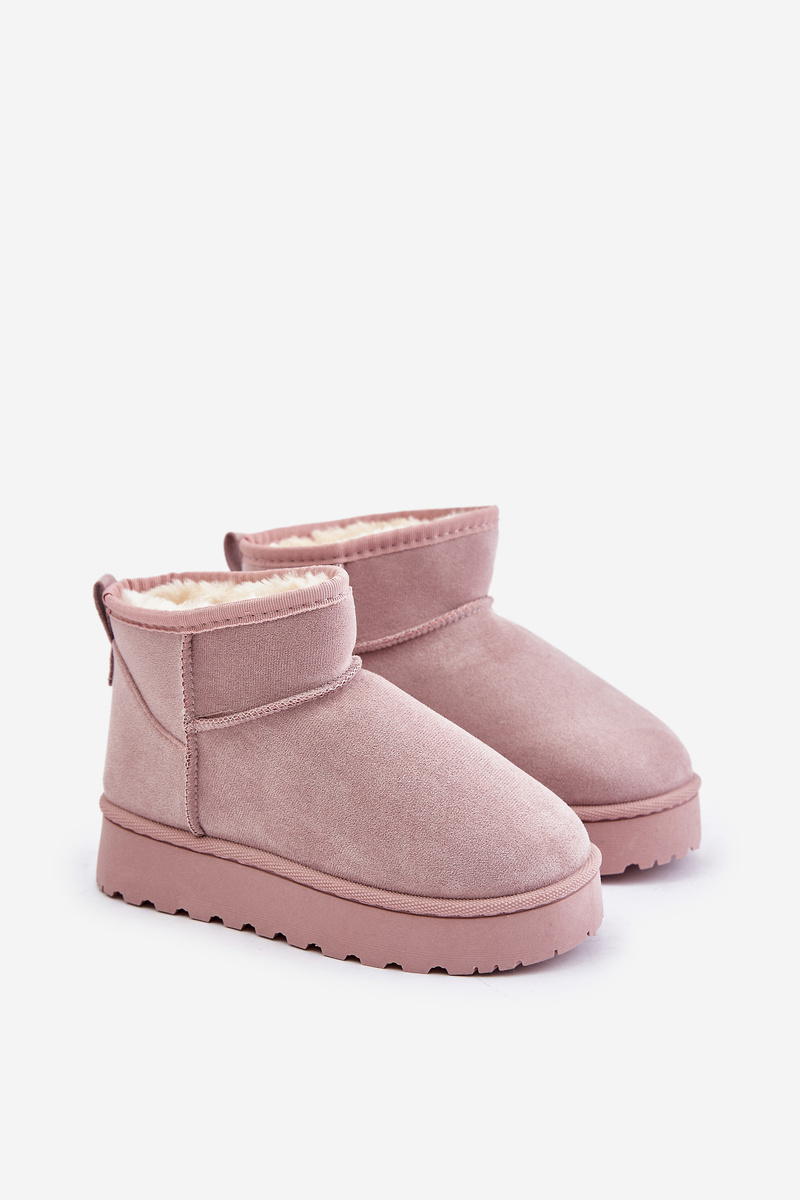Children's Snow Boots Ankle Boots Insulated Pink Nallita