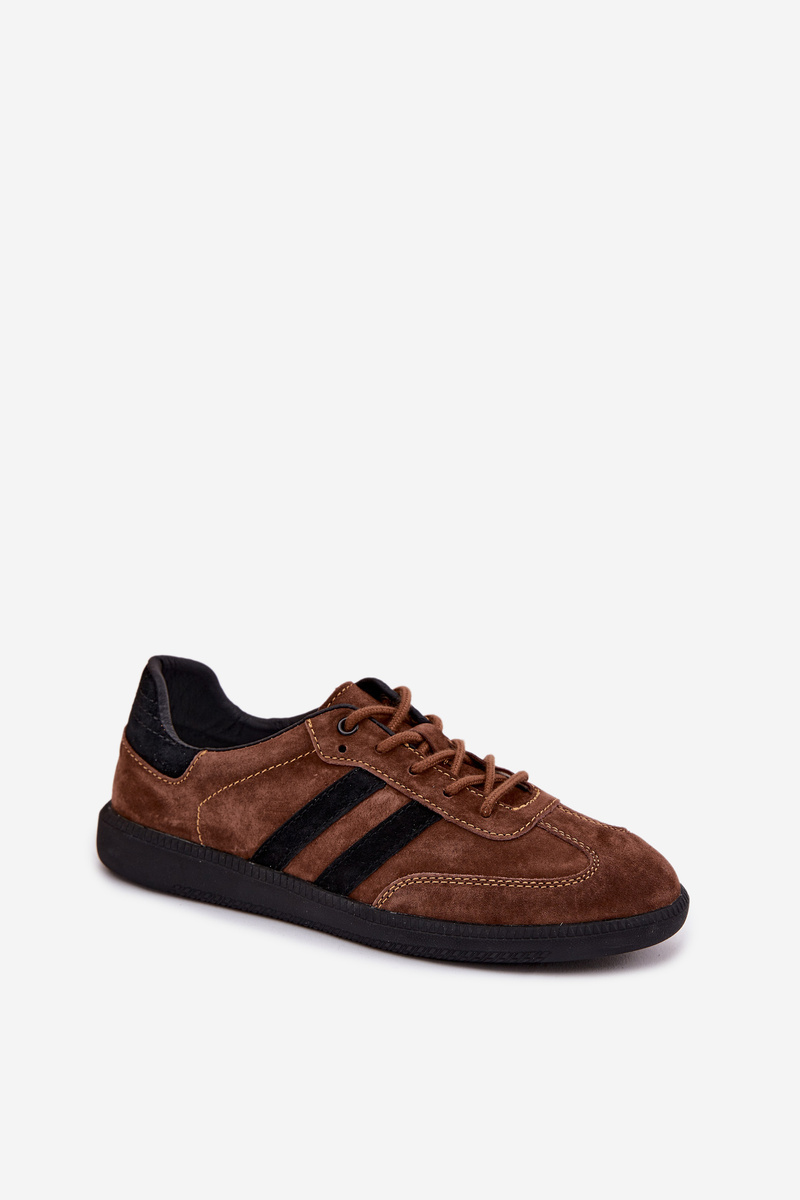 Dámske tenisky Boto Leather Suede hnedé