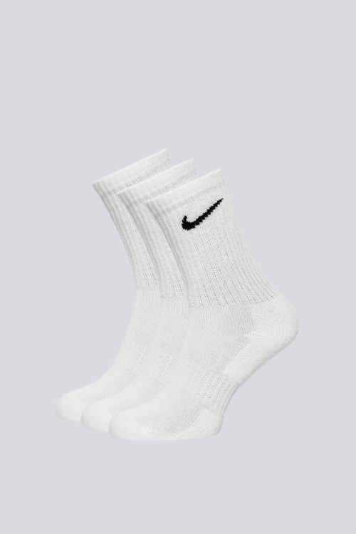 Чорапи Nike Everyday Cushioned, 3 чифта, бели