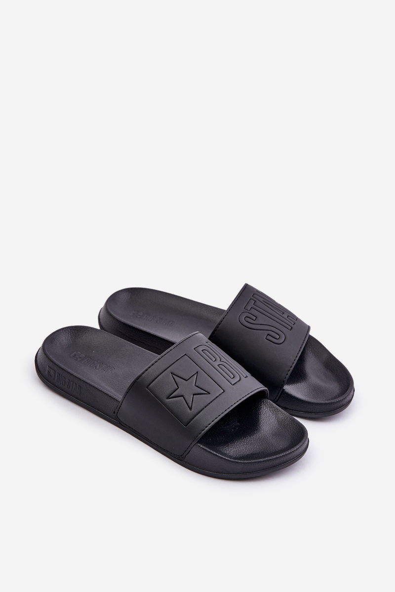Foam slippers women&#039;s Big Star OO274040 black